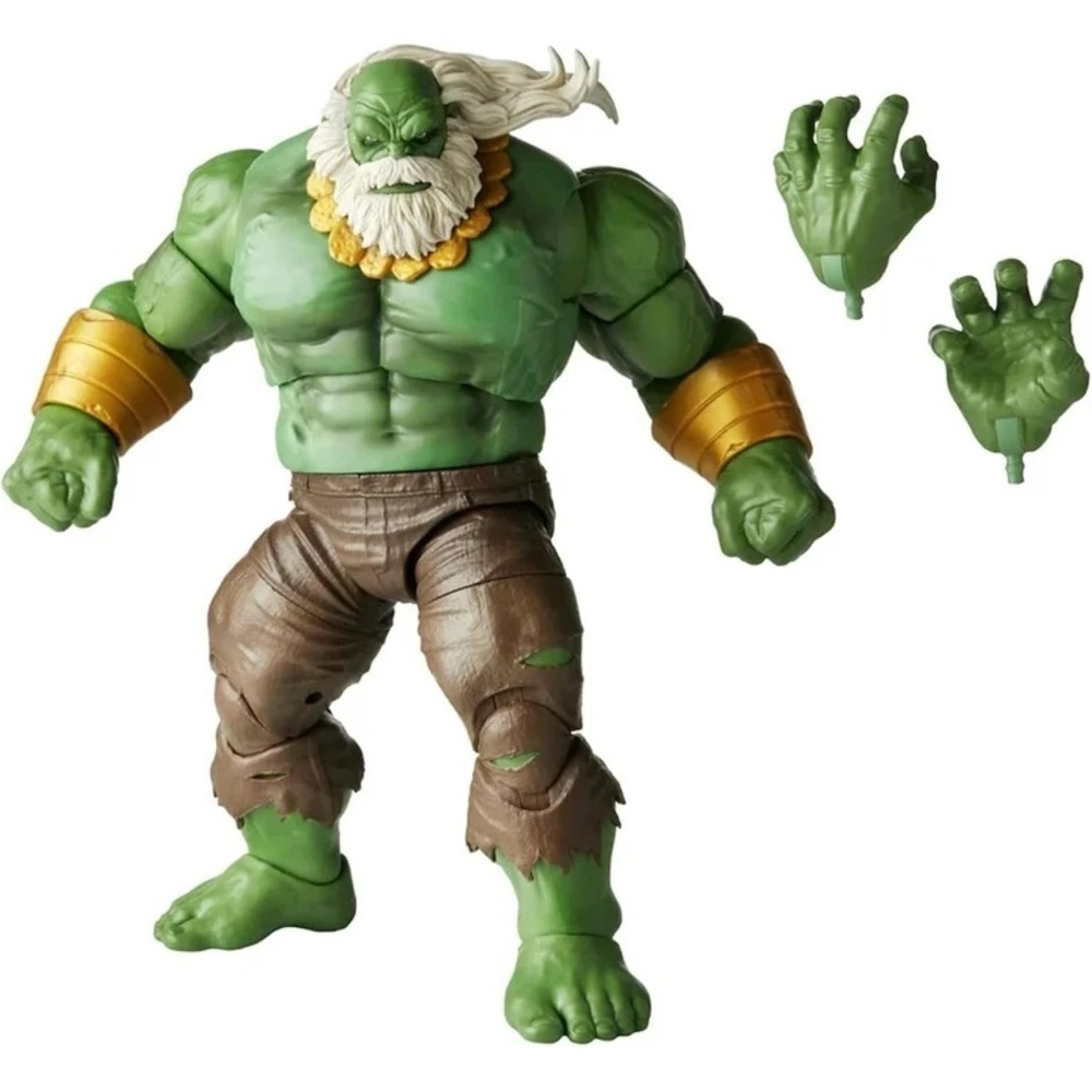 Marvel Green and Gold Action Figure with Extra Hands